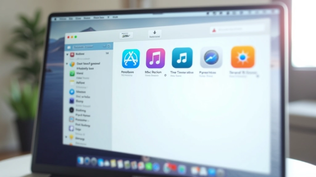 Janela da App Store no Mac com várias aplicações e botões de instalação